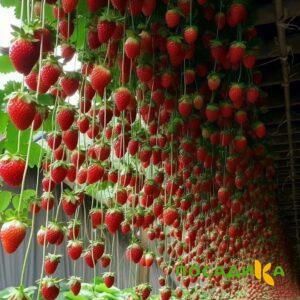 Клубника ампельная Анастасия купить по цене от 370р. в интернет-магазине «Посадика» с доставкой почтой в в Суоярвие и по всей России – [изображение №1].